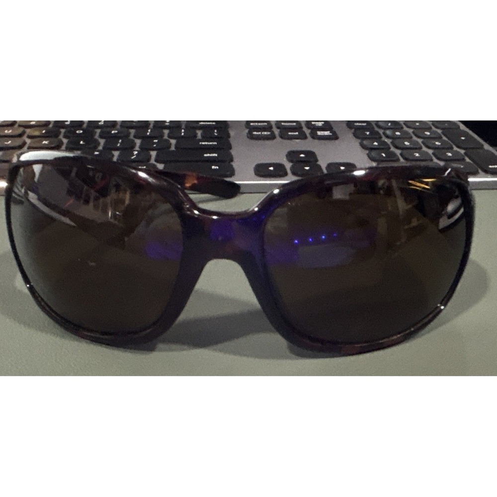 Sundog Cookie Polarized EX Sunglasses Women's Purple Tortoise Wrap Around Golf